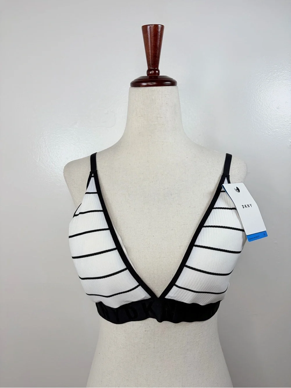 DKNY Striped Litewear Seamless Bralette